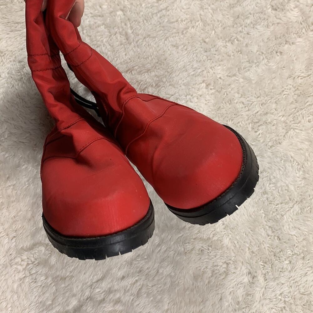 Vintage Crater Ridge Lena‎ red ankle cinch boots, 7W - Picture 5 of 7